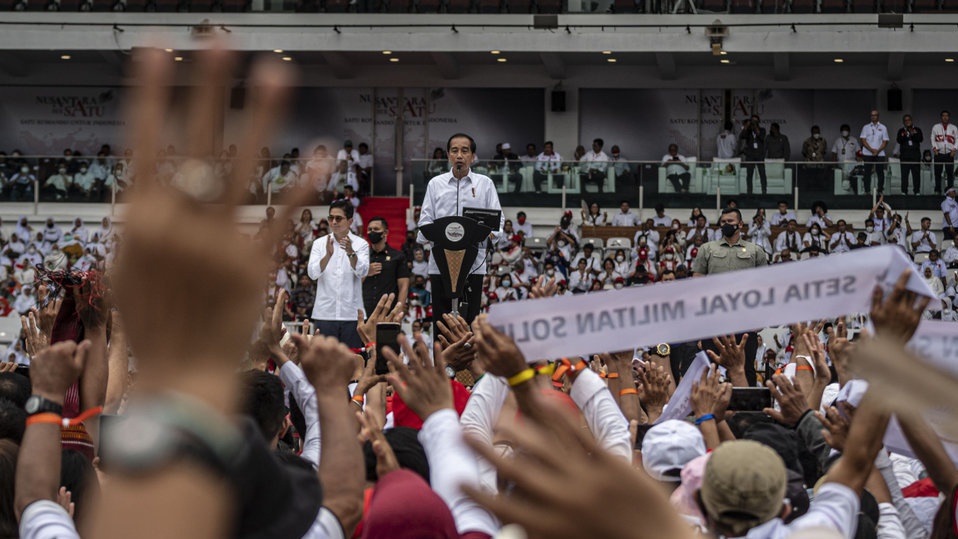 PDIP Sayangkan Aksi Relawan di GBK Bisa Bikin Citra Jokowi Turun