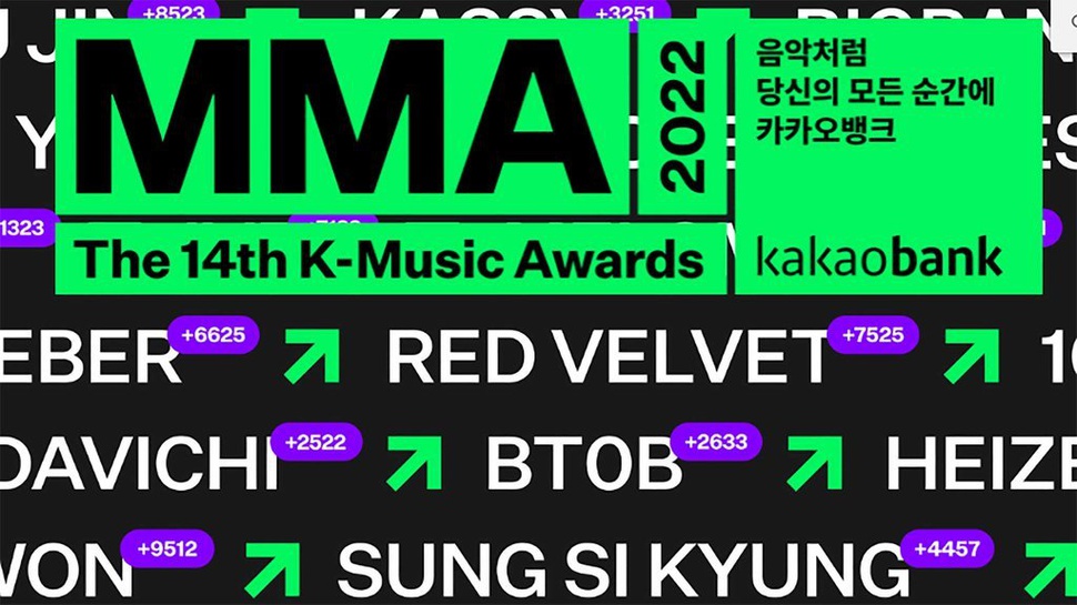 Line Up Melon Music Awards MMA 2022 dan Pemenangnya