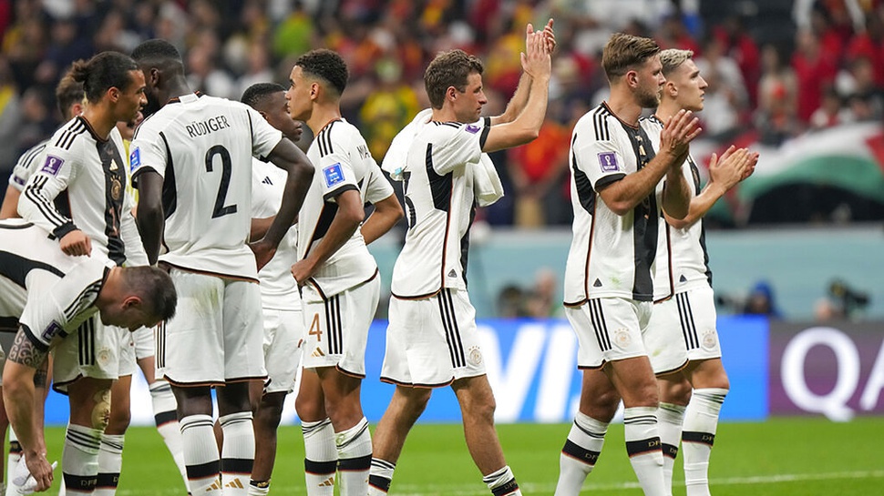 Klasemen Grup E Piala Dunia 2022 & Peluang Lolos Jerman 16 Besar