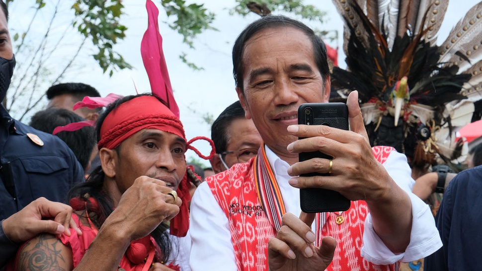 Jokowi soal Sosok Pemimpin Rambut Putih: Silakan Ditafsirkan