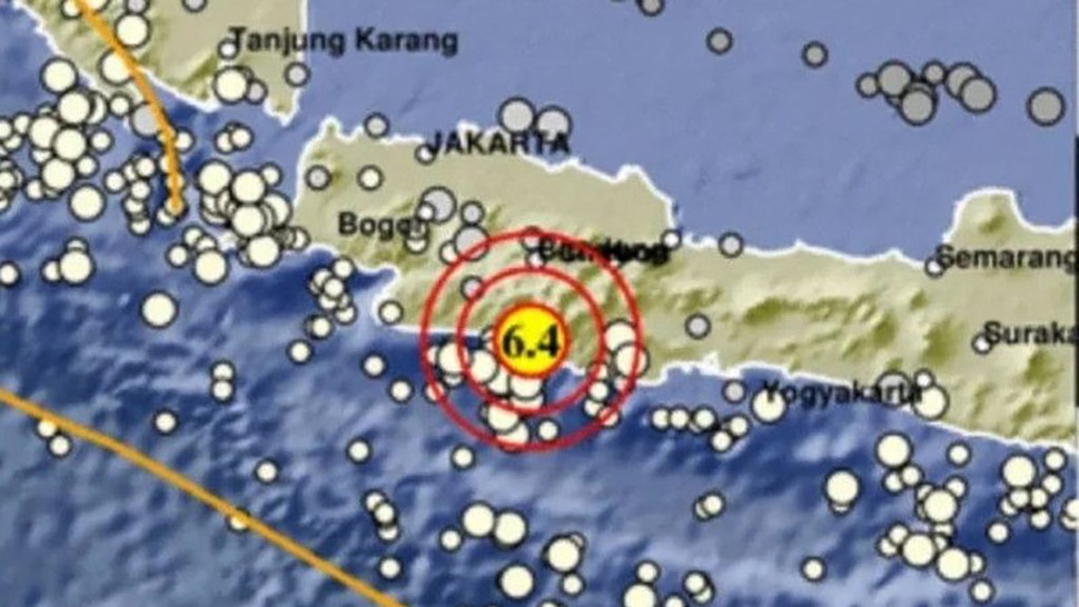 Letak Sesar Baribis, yang Kerap Picu Gempa di Jakarta-Jawa Barat