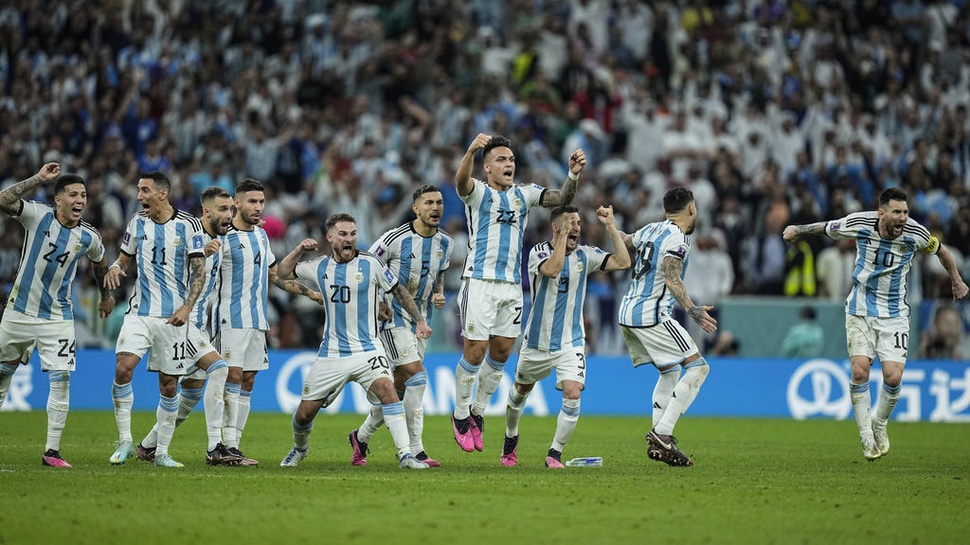 Daftar Pemain Argentina Absen Semifinal karena Akumulasi Kartu