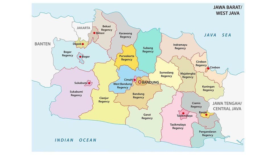 Profil Provinsi Jawa Barat: Letak Geografis, Sejarah, dan Peta