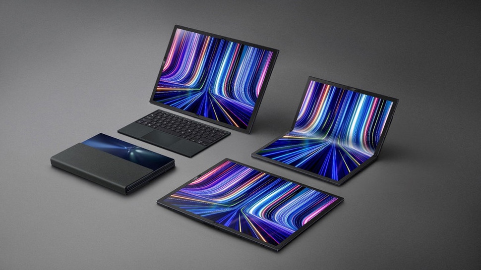 ASUS Zenbook 17 Fold OLED, Laptop Layar Lipat OLED 17'' Pertama