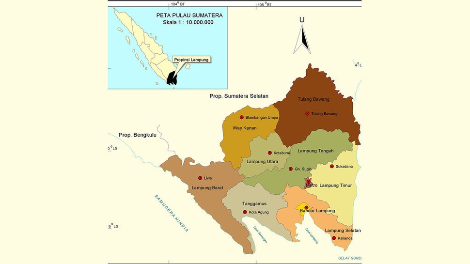 Profil Provinsi Lampung: Sejarah, Geografis, Demografis, & Peta
