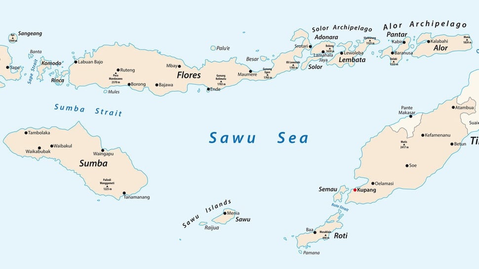 Profil Provinsi Nusa Tenggara Timur: Letak Geografis dan Peta