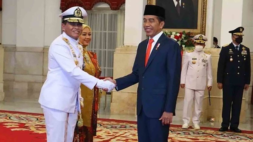 Jokowi Lantik Laksamana Madya Muhammad Ali Jadi KSAL