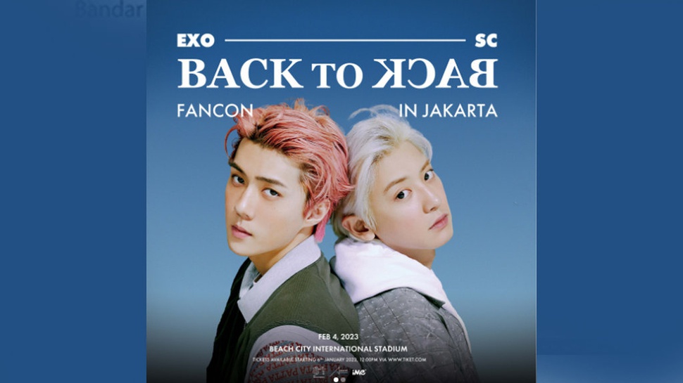 Rundonw Fancon EXO-SC Back to Back Jakarta 2023, Jadwal & Venue