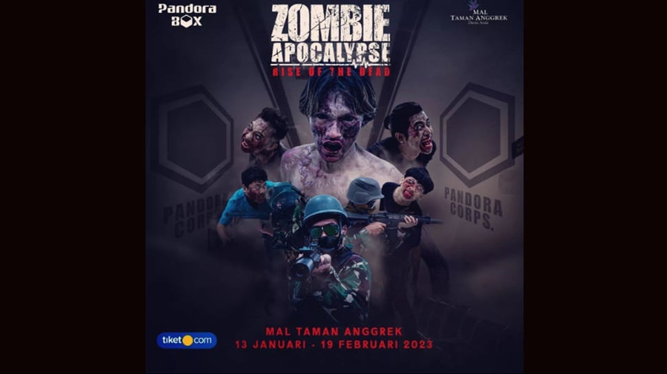 Harga Tiket Zombie Apocalypse Pandora Box, Link Beli, & Jam Buka