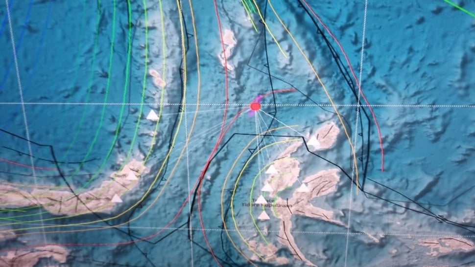 Gempa M7,0 Terjadi di Laut Maluku, Tidak Potensi Tsunami