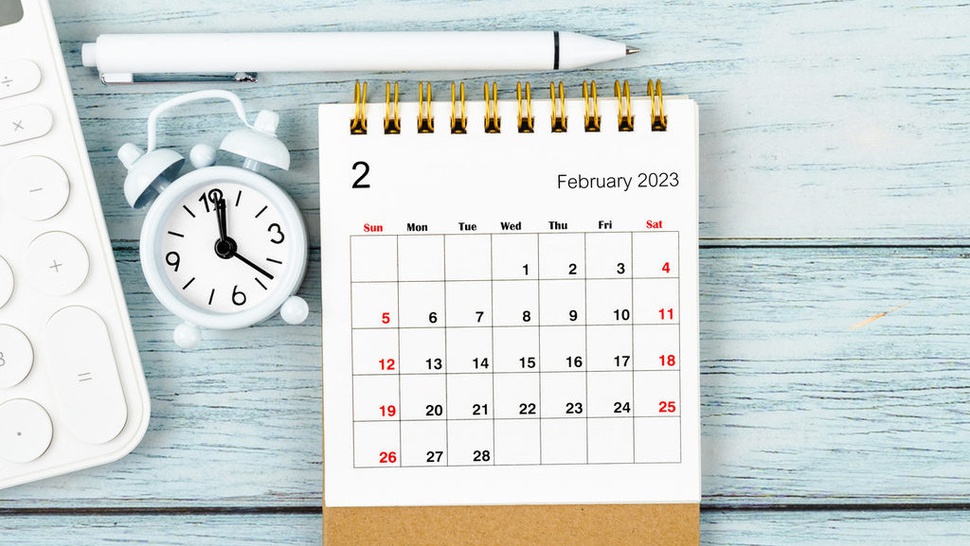 Kalender Hari Ini Minggu 12 Februari 2023 dan Peristiwa Penting