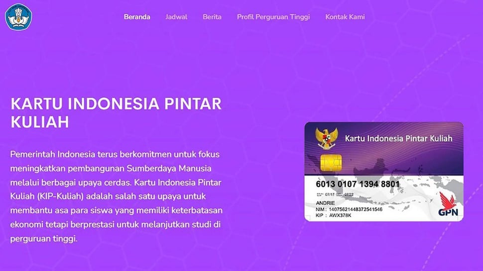 KIP Kuliah UTBK SNBT 2023 Dibuka, Jadwal, Dokumen-Syarat Daftar