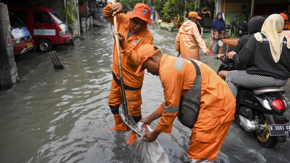 Sebaran Titik Banjir di Jakarta, 3 Ruas Jalan & 109 RT Tergenang