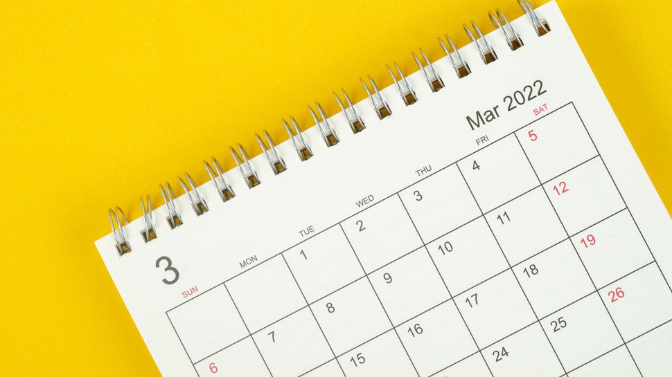 Kalender Hari Ini, Senin 6 Maret 2023 & Daftar Peristiwa Penting