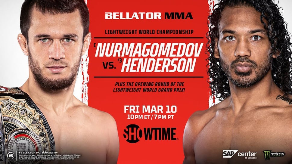 Jadwal Bellator MMA 292 Nurmagomedov vs Henderson Live Mola TV