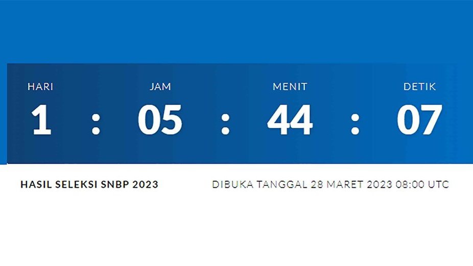 39 Link Cek Pengumuman Hasil SNBP 2023 & Hitung Mundur SNMPTN