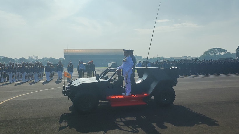 HUT ke-77 TNI AU, Jokowi Minta Terus Jaga Ruang Udara Indonesia