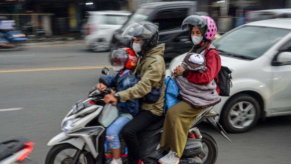 Malam Ini Diprediksi Puncak Arus Mudik Motor Melalui Bekasi