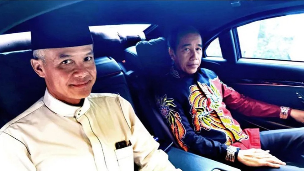 Ganjar Pulang Semobil dengan Jokowi usai Jadi Capres PDIP