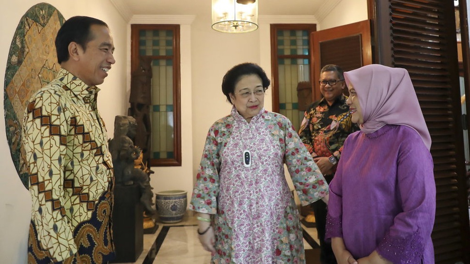 Jokowi Temui Mega di Teuku Umar: Lebaran & Bahas Ganjar Capres