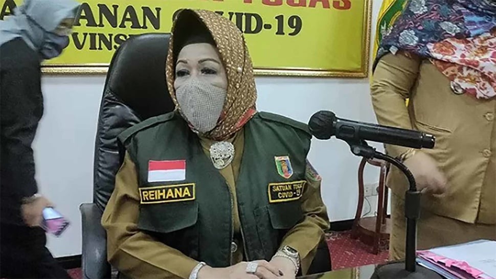 Kadinkes Lampung Reihana Tiba di KPK untuk Klarifikasi LHKPN