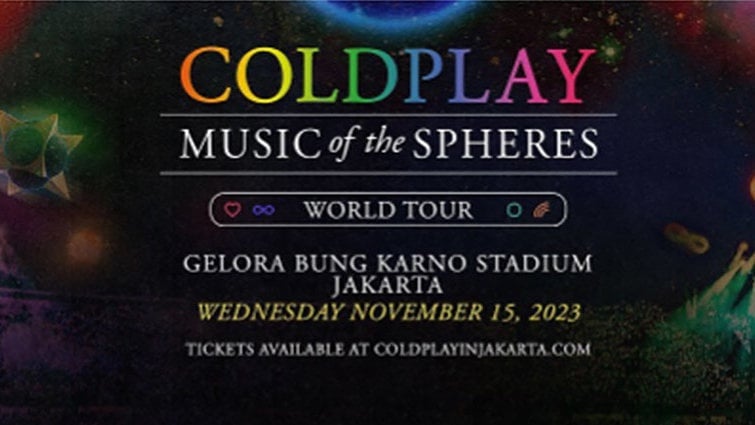 Jadwal Lengkap Tur Dunia Coldplay Music of the Spheres 2023