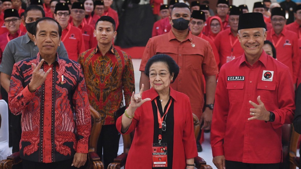 Saat Ganjar Puji Jokowi di Rakernas PDIP: Beliau Mentor
