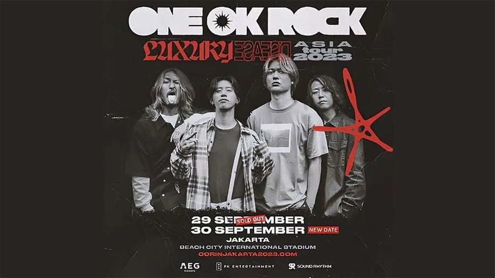 Jadwal Konser One Ok Rock hari ke-2 di Jakarta & Info Link Tiket