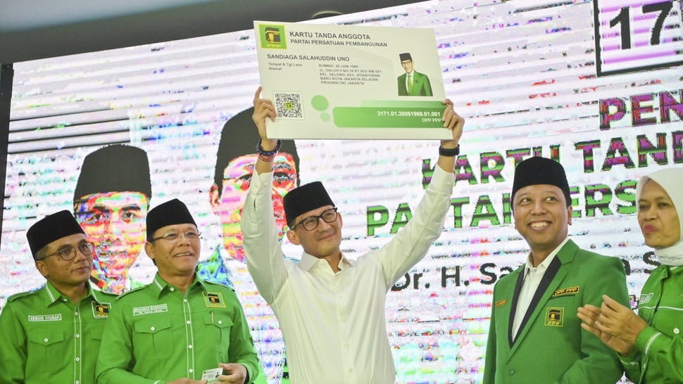 Ditunjuk Jadi Ketua Bappilu, Sandiaga Uno Janji Menangkan PPP