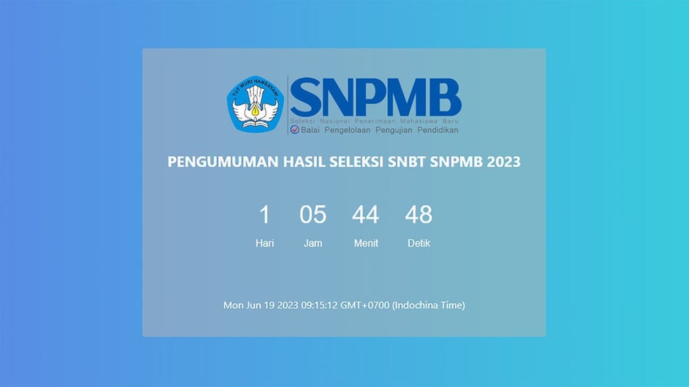 Link Pengumuman UTBK SNBT 2023 di snpmb.bppp.kemdikbud.go.id