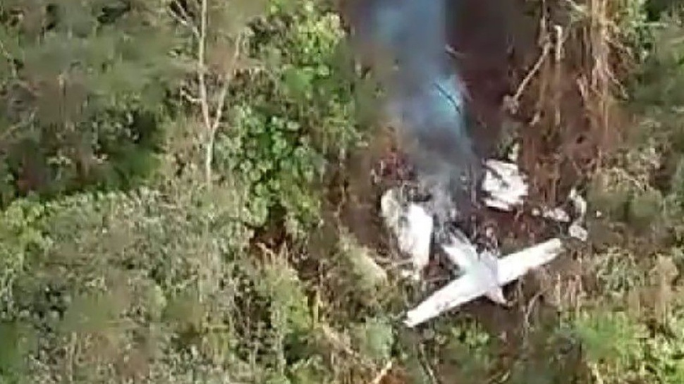 Kondisi Pesawat SAM Air Jatuh di Yalimo Papua Pegunungan