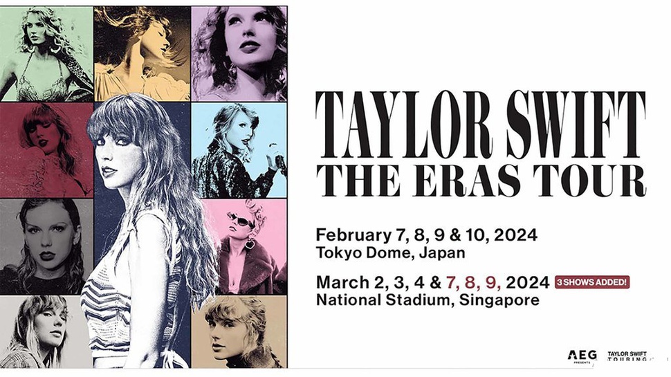Harga Tiket Konser Taylor Swift 2024 di Singapura, Kapan Dijual?
