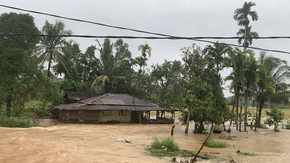 Banjir Landa 32 Titik di Padang akibat Hujan dan Pasang Air Laut