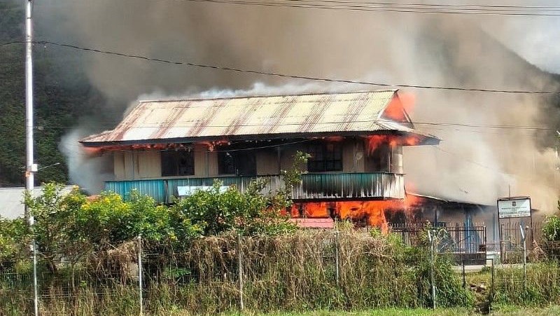Kerusuhan Dogiyai Papua: Puluhan Rumah Terbakar, 3 Korban Luka