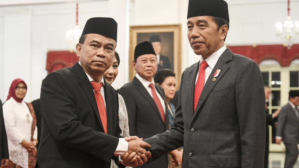 Daftar Menteri dan Wakil Menteri yang Dilantik Jokowi Hari Ini