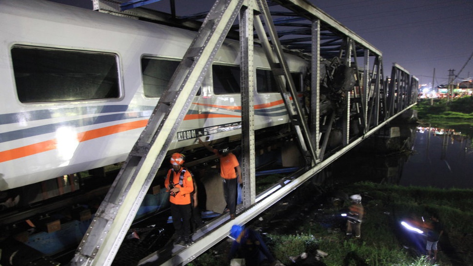 Kecelakaan Kereta di Semarang, Satu Jalur Rel sudah Bisa Dilalui