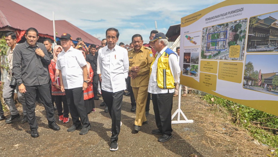 Presiden Jokowi Sebut 10% Jalan Nasional di Bengkulu Rusak