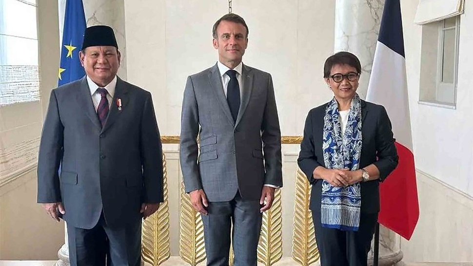 Menhan Prabowo & Menlu Retno Bertemu Presiden Macron, Bahas Apa?