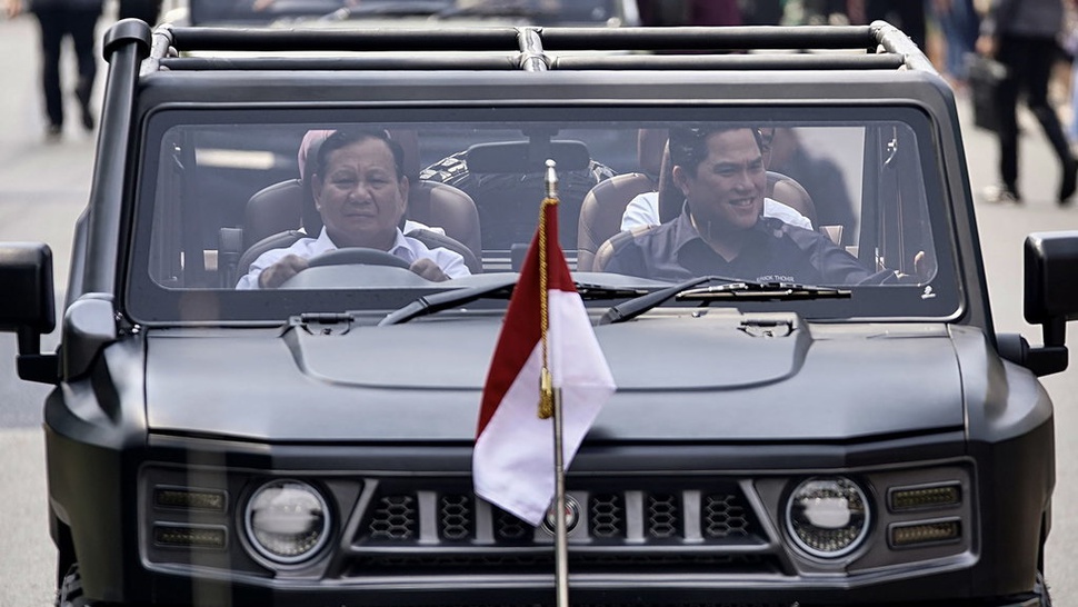 Survei LSI: Prabowo Unggul Bila Berpasangan dengan Erick Thohir