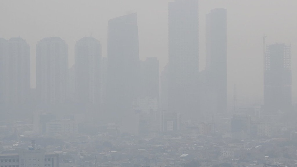Kualitas Udara DKI Tidak Sehat dan Terburuk di Dunia Pagi Ini