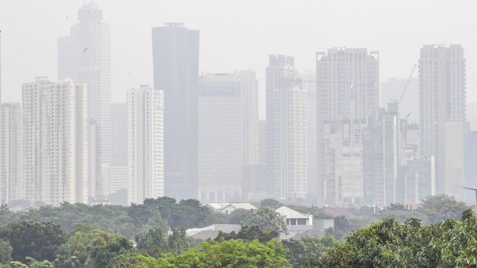 Kualitas Udara Jakarta Senin Pagi Masuk Kategori Tidak Sehat