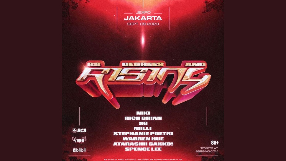 Cara Refund Tiket Konser 88Rising di Jakarta yang Batal Digelar