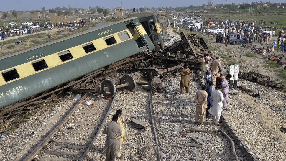Fakta-fakta Kecelakaan Kereta di Pakistan: Puluhan Orang Tewas