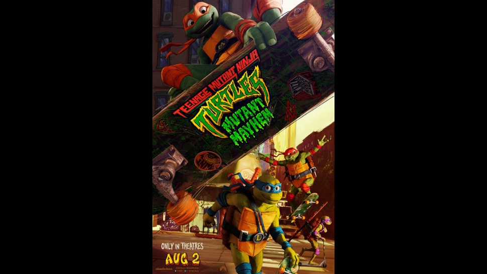 Daftar Pengisi Suara Teenage Mutant Ninja Turtles: Mutant Mayhem