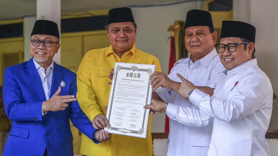 Golkar dan PAN Ikut Dukung Prabowo, PDIP Merasa 
