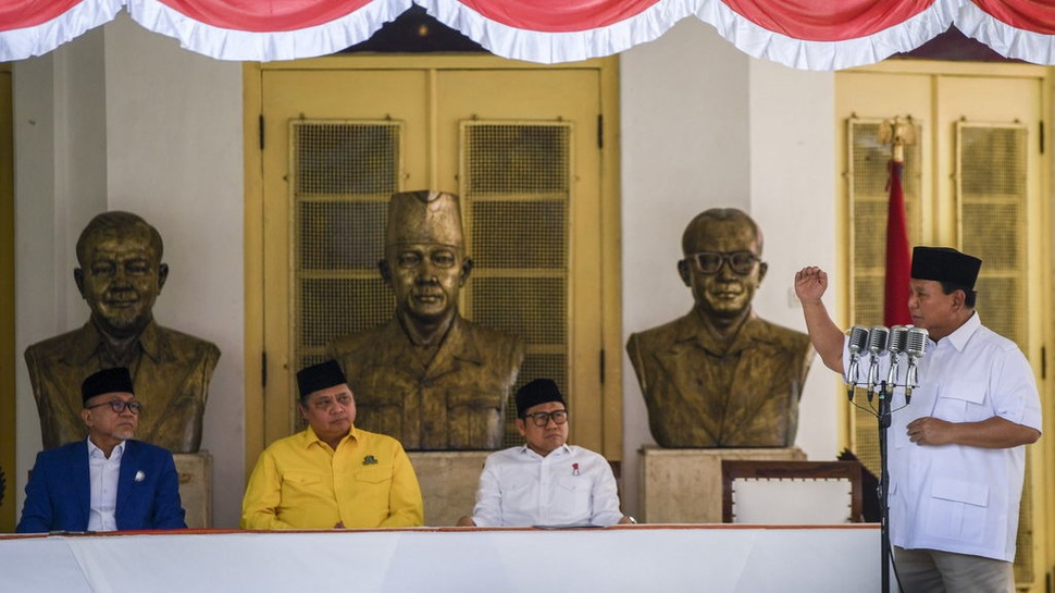 Cawapres Prabowo Masih Jadi Musyawarah 4 Parpol Koalisinya