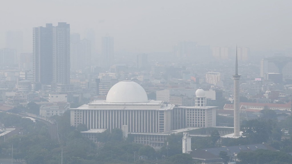 Kualitas Udara Jakarta Terburuk Ketiga di Dunia Pagi Ini