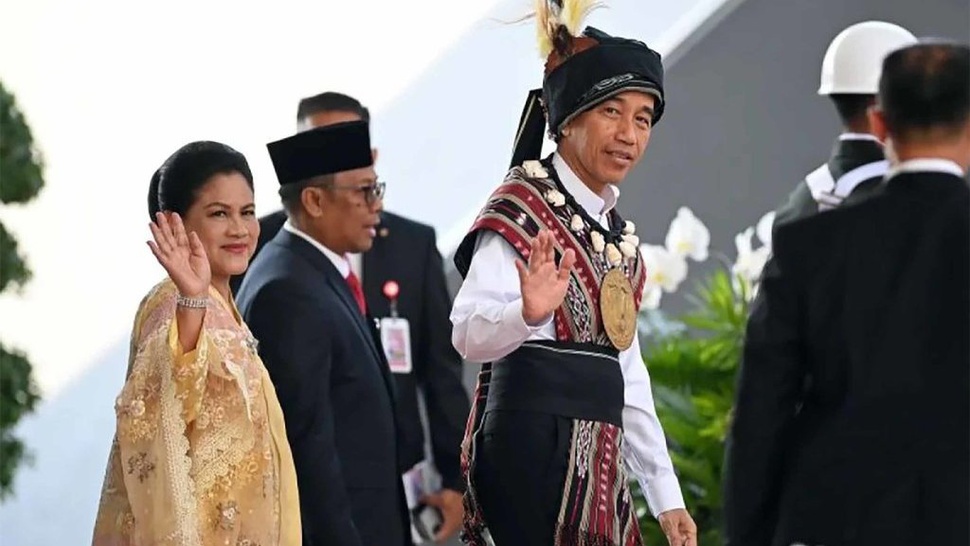 Jokowi Pakai Baju Adat Tanimbar Maluku di Sidang Tahunan MPR