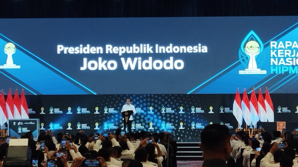 Jokowi Mengaku Tak Masalah Cawe-cawe soal Pilpres di HIPMI