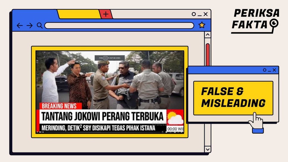 Tidak Benar SBY Tantang Presiden Jokowi Perang Terbuka